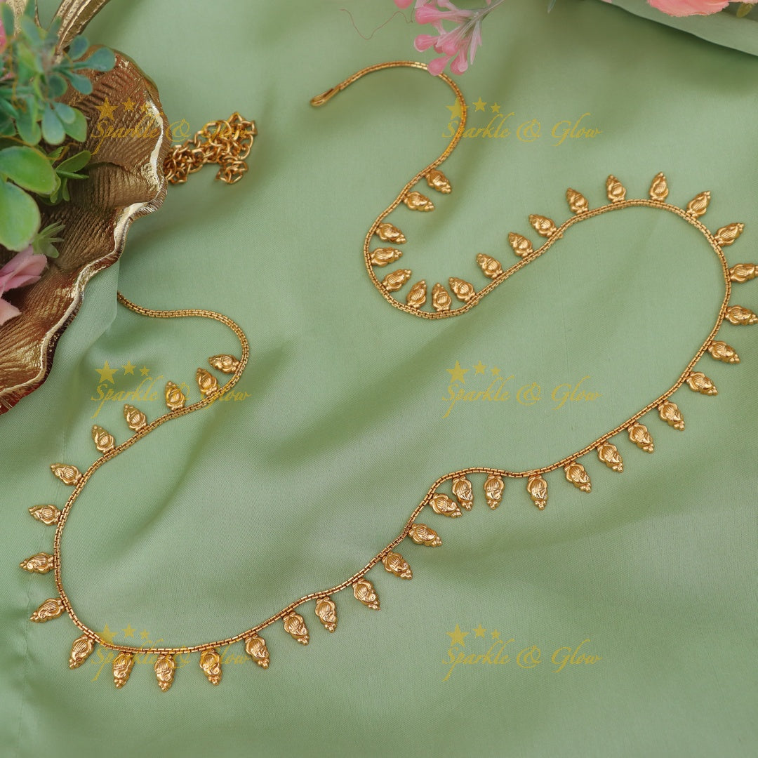 Exquisite Gold Peacock Hip Chain | Ideal Wedding Accessory