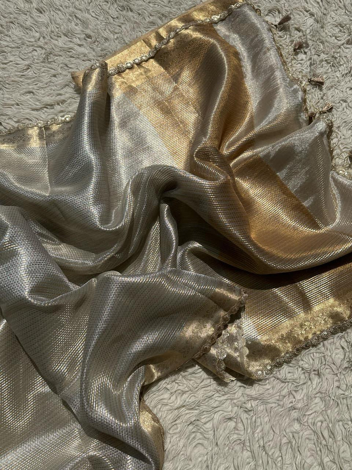 Elegant Banarasi Gold Tissue Saree for Every Occasion