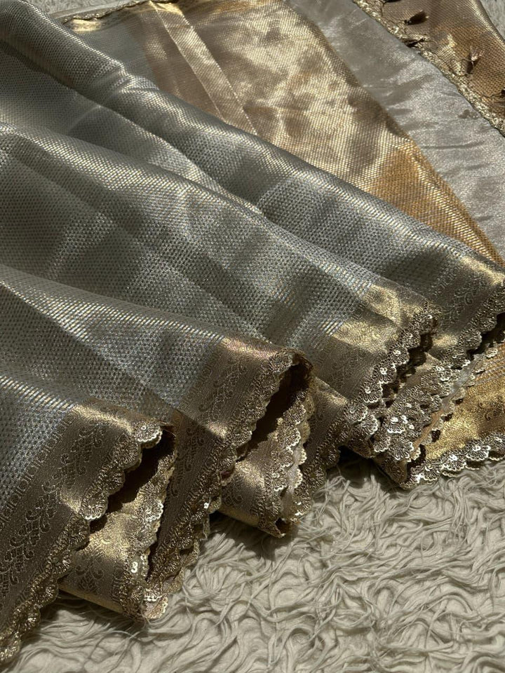 Elegant Banarasi Gold Tissue Saree for Every Occasion