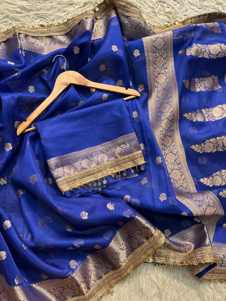 Elegant Pink Tissue Organza Saree - Perfect for Celebrations