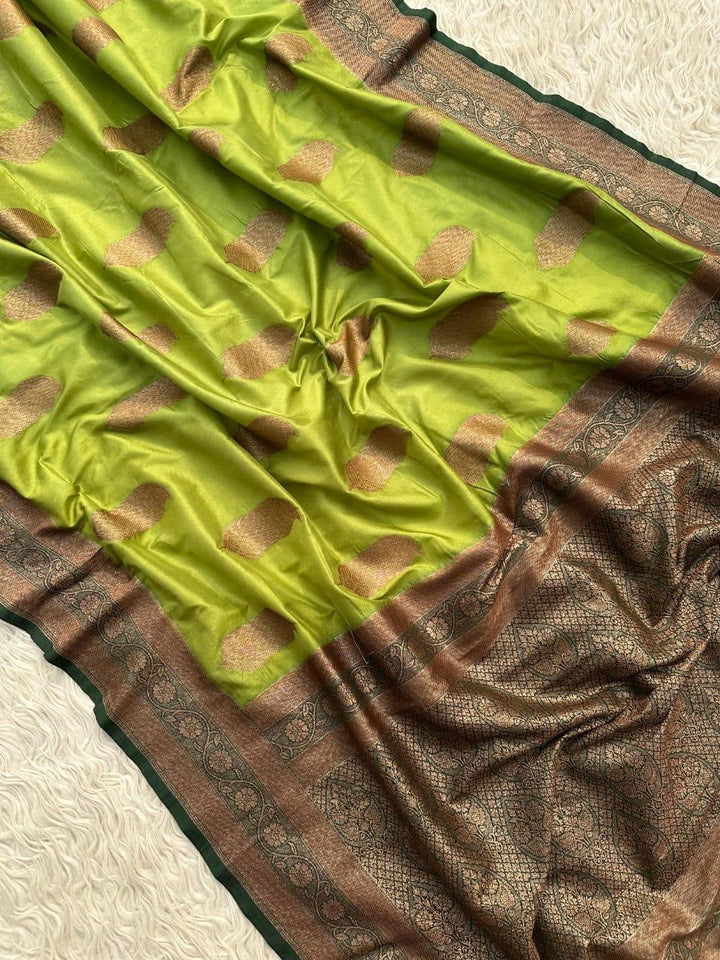 Elegant Blue Banarasi Silk Saree for Weddings & Festivities