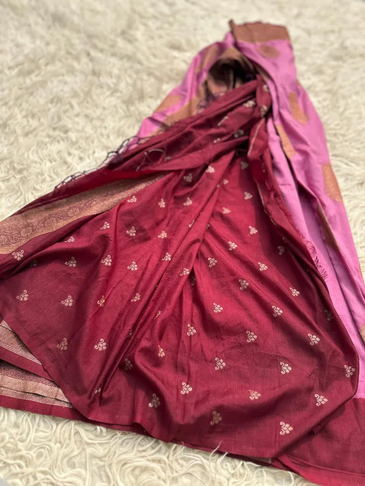 Elegant Blue Banarasi Silk Saree for Weddings & Festivities