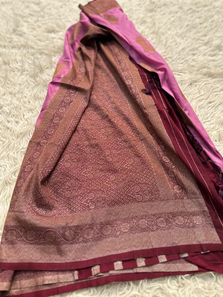 Elegant Blue Banarasi Silk Saree for Weddings & Festivities