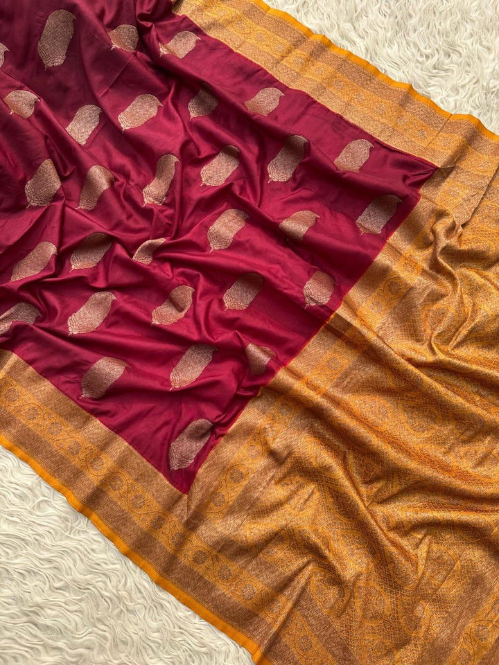 Elegant Blue Banarasi Silk Saree for Weddings & Festivities