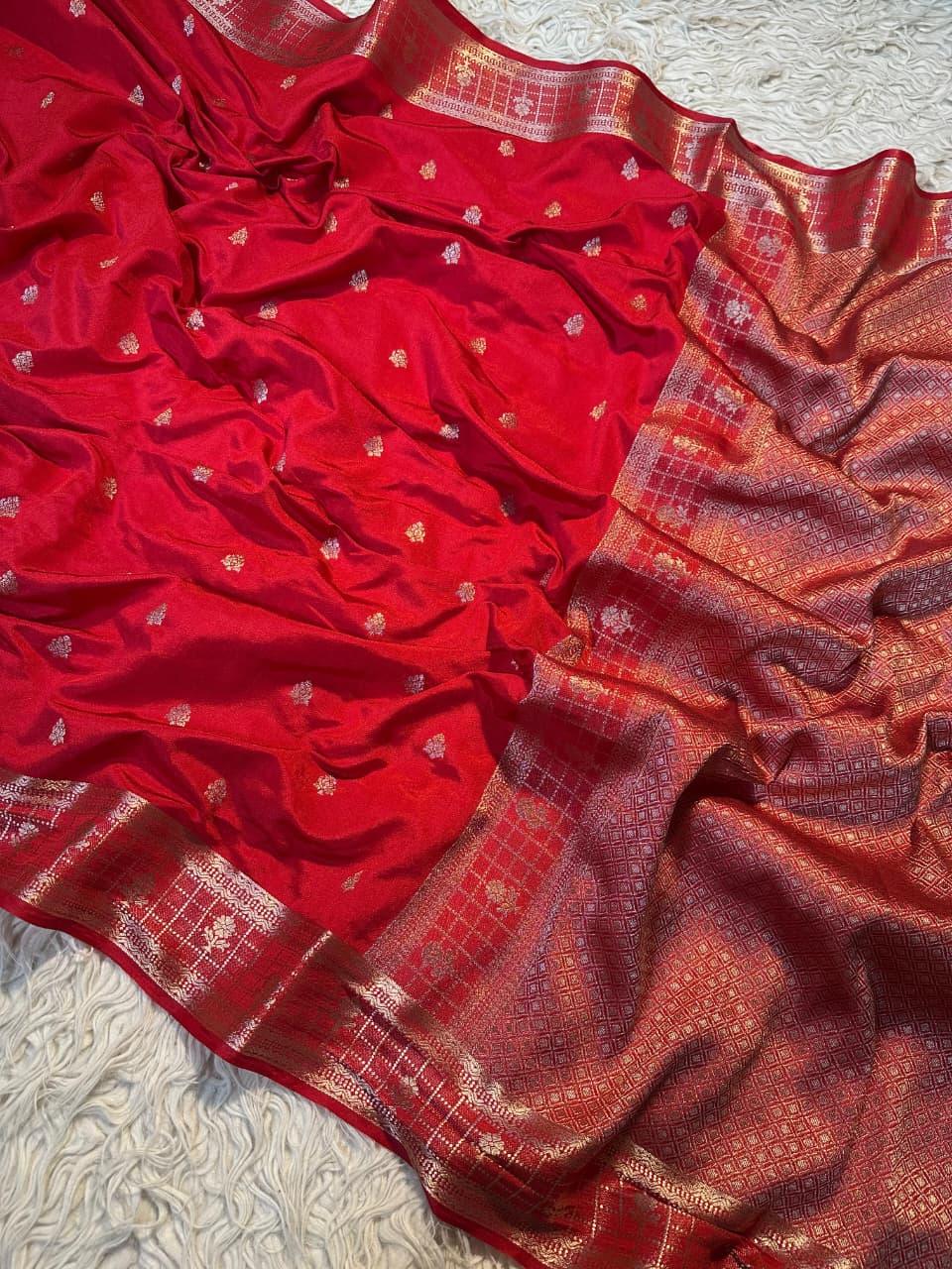 Luxurious Banarasi Silk Saree with Intricate Designs