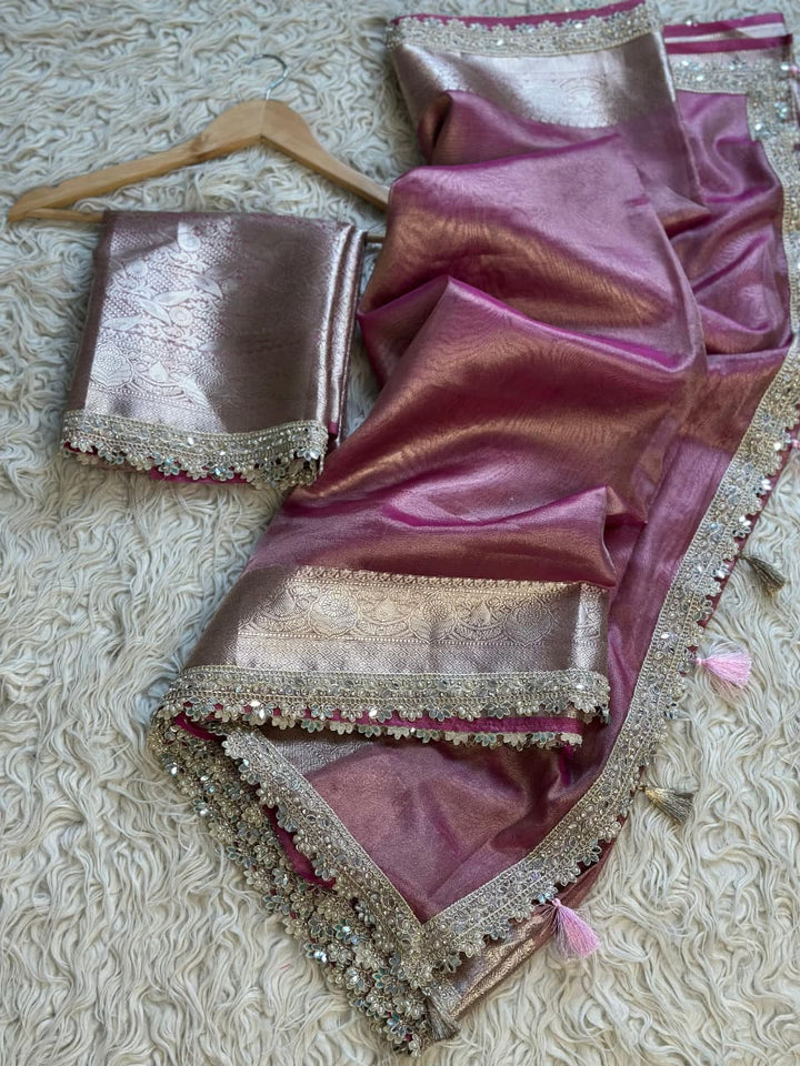 Banarasi Maharani Tissue in Diamond Avtar Saree