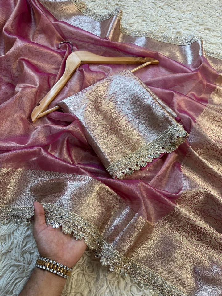 Banarasi Maharani Tissue in Diamond Avtar Saree