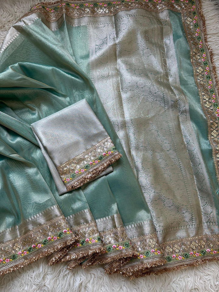 Elegant Mughlai Silk Saree for Festive Occasions