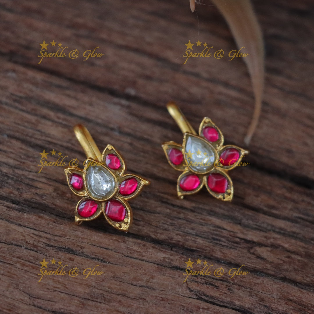 Exquisite Jadau Kundan Earrings for Weddings & Festivities