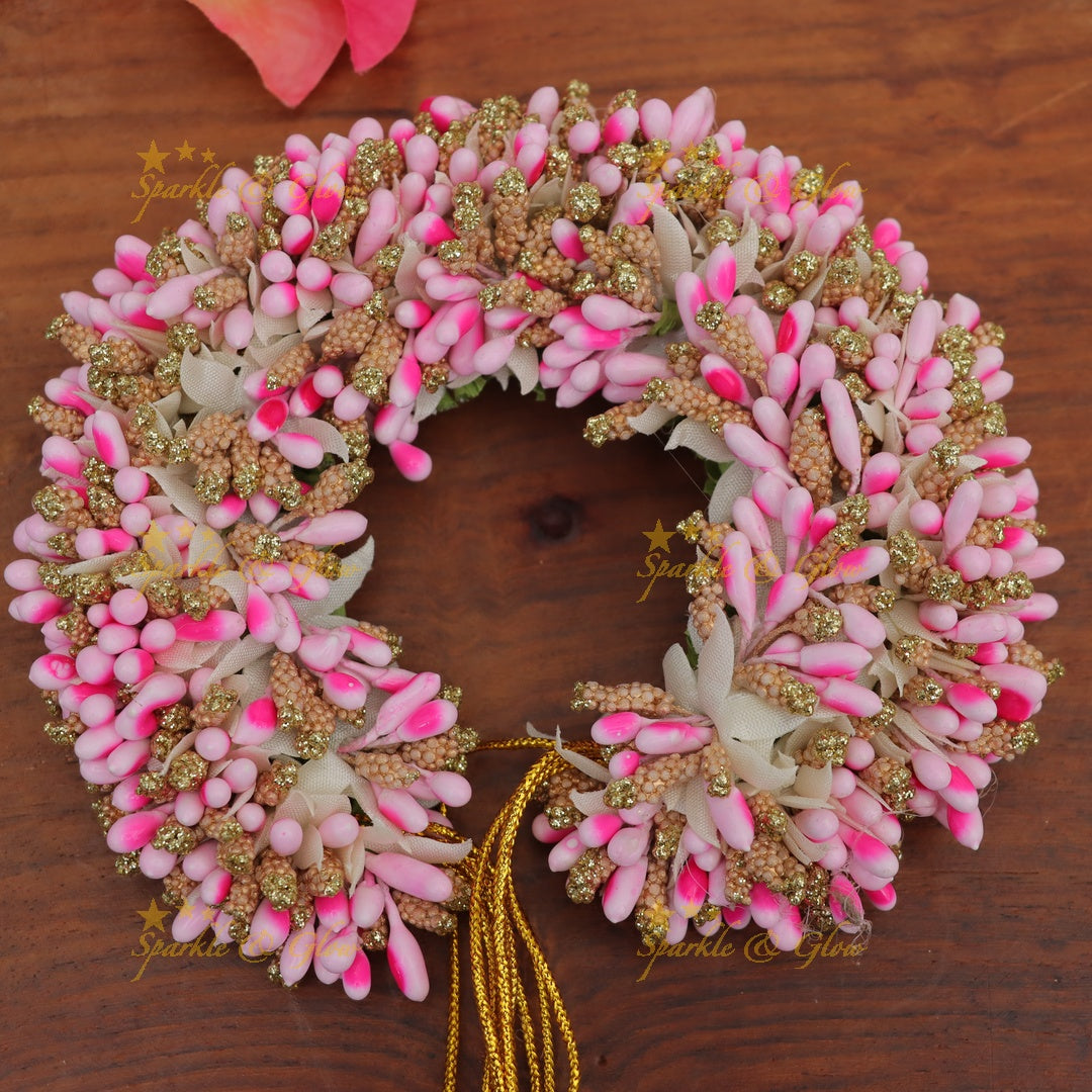 Elegant Floral Gajra - A Festive Must-Have for Hair