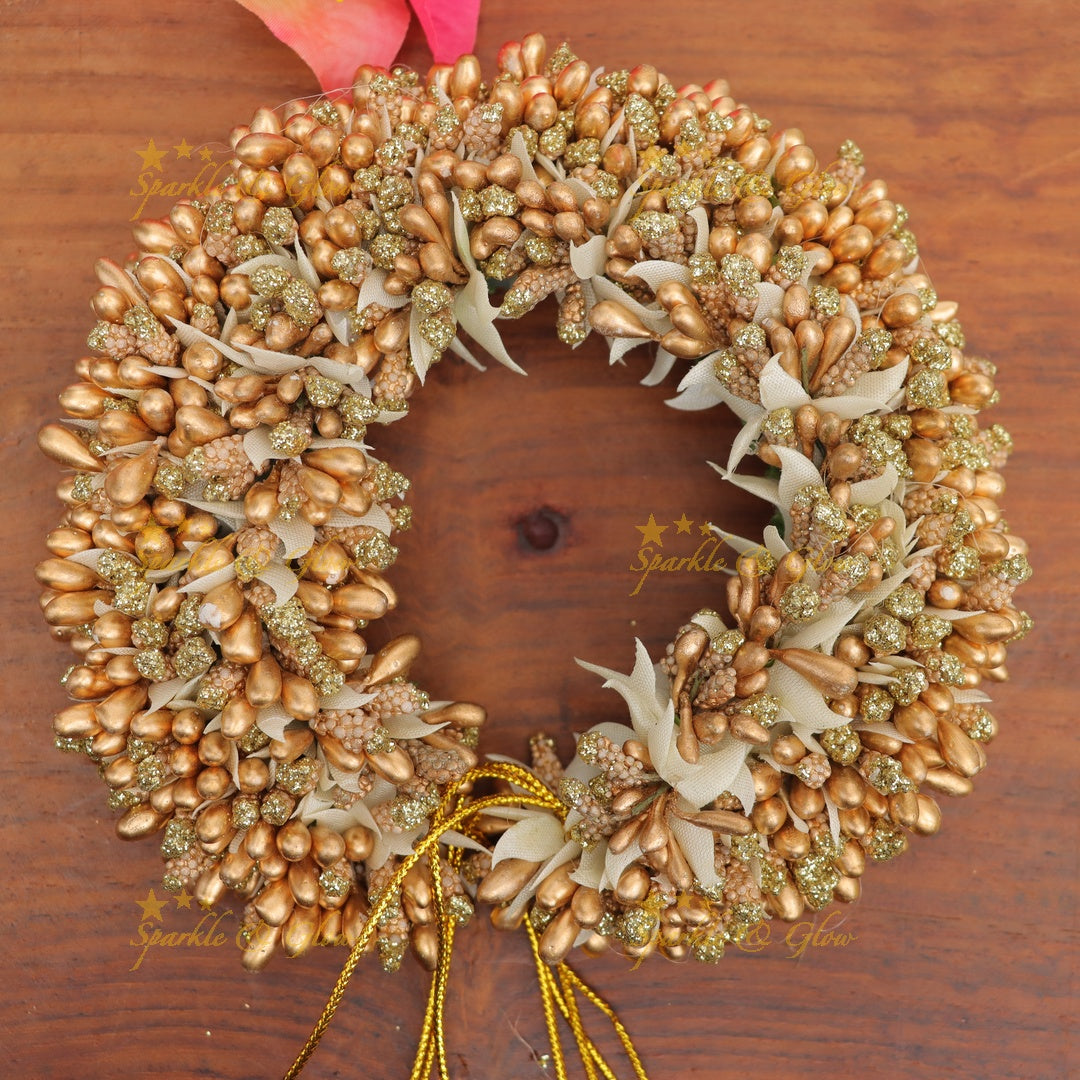 Elegant Floral Gajra - A Festive Must-Have for Hair