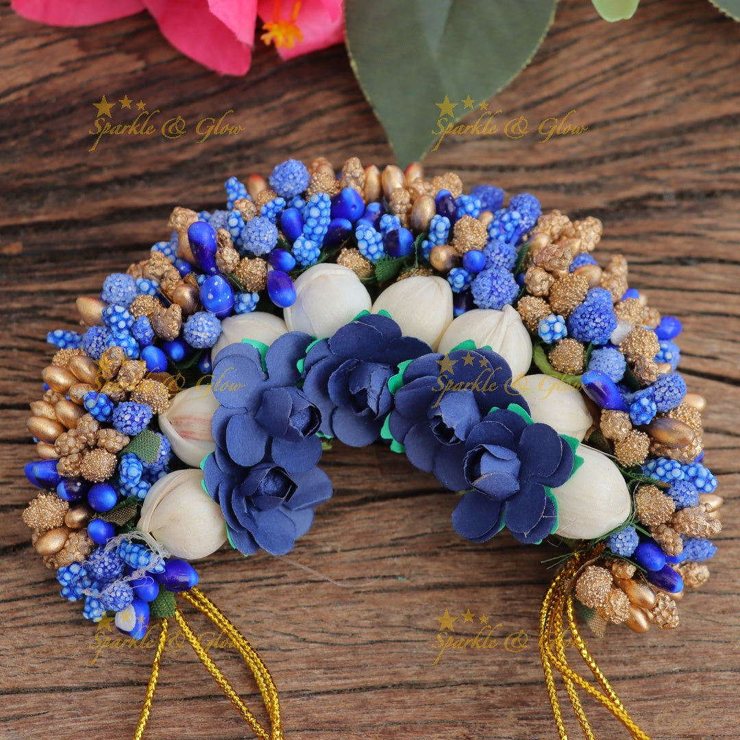 Exquisite Floral Hair Gajra - Festive Elegance
