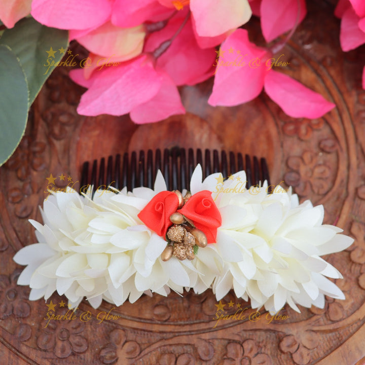 Exquisite Floral Bridal Hairpin - Sparkle & Glow