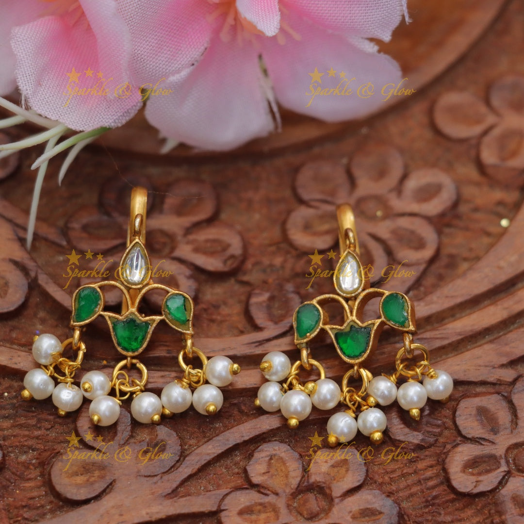Exquisite Jadau Bugadi Earrings for Festive Glam