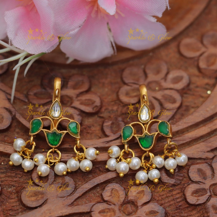 Exquisite Jadau Bugadi Earrings for Festive Glam