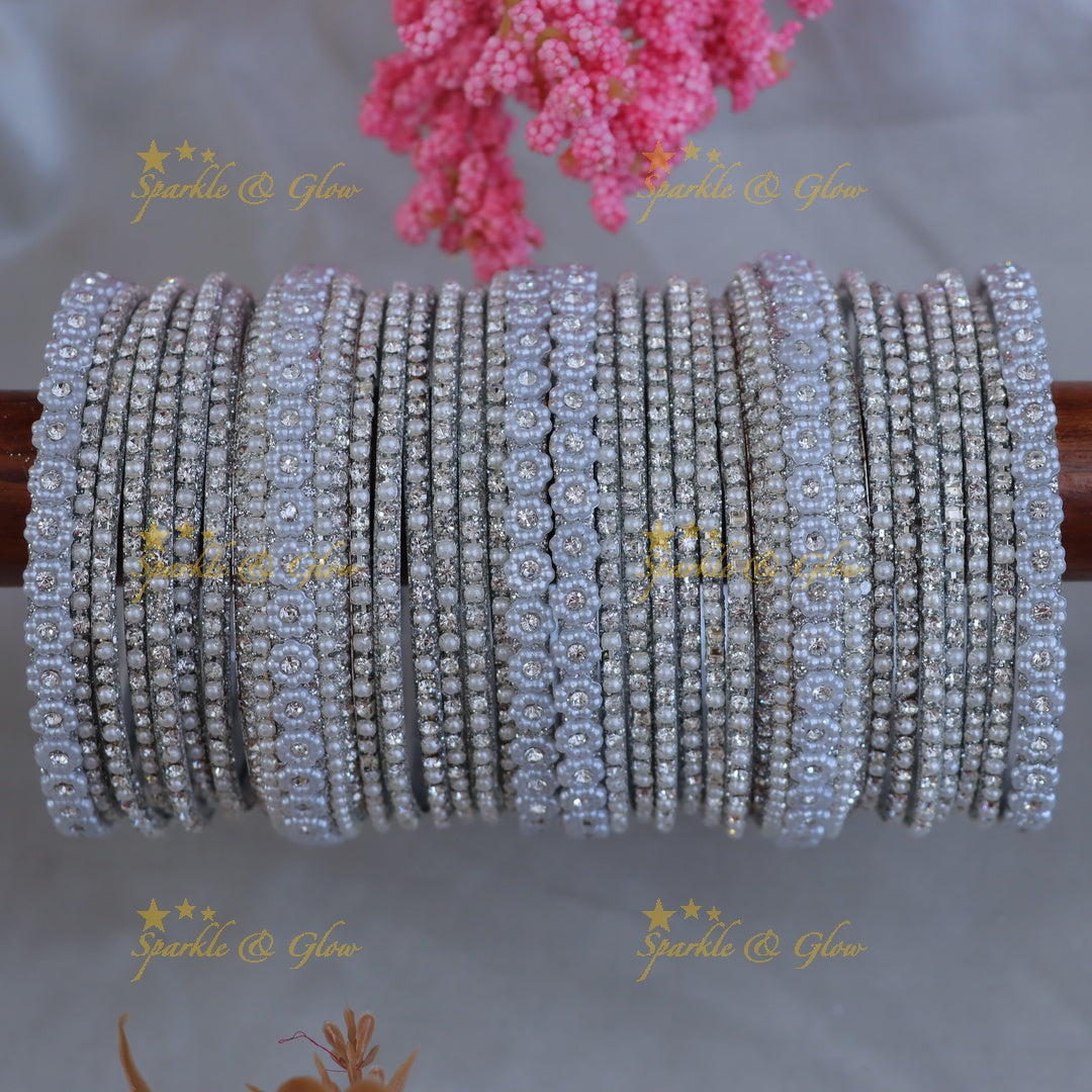 Elegant Gold Bangles Set for Weddings & Festive Occasions- Two hand