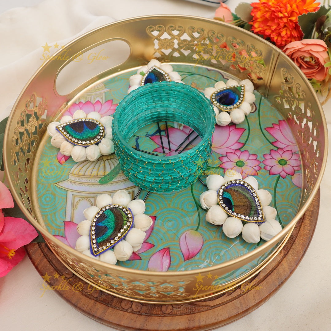 Elegant Festive Bangles & Hairpins Gift Set for Celebrations