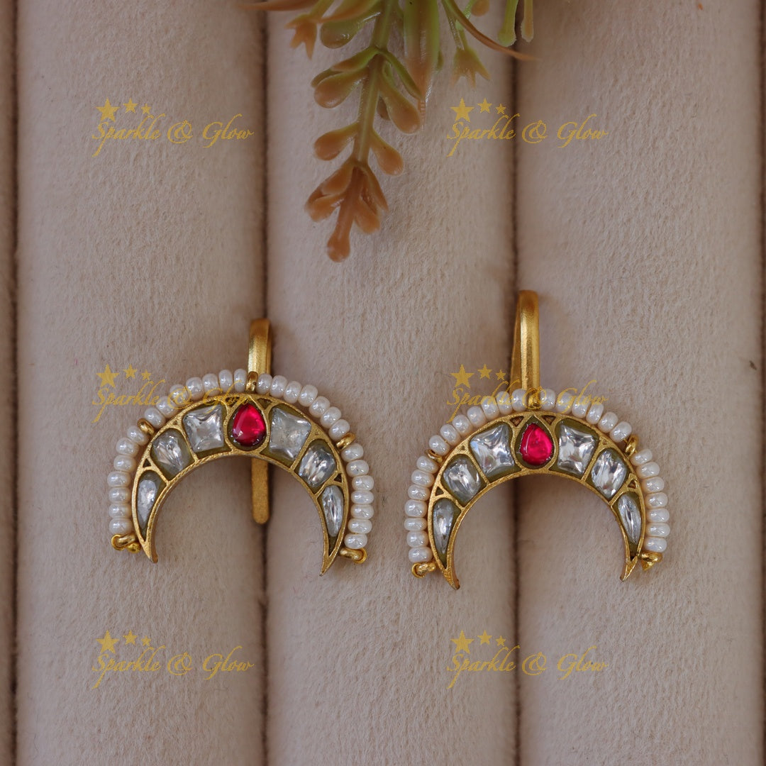 Exquisite Jadau Bugadi Earrings for Wedding Celebrations