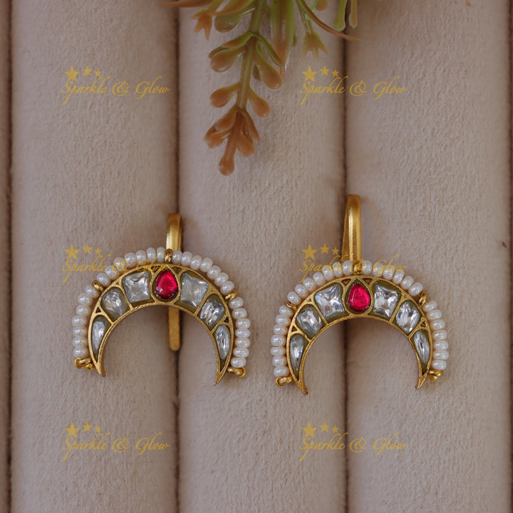 Exquisite Jadau Bugadi Earrings for Wedding Celebrations