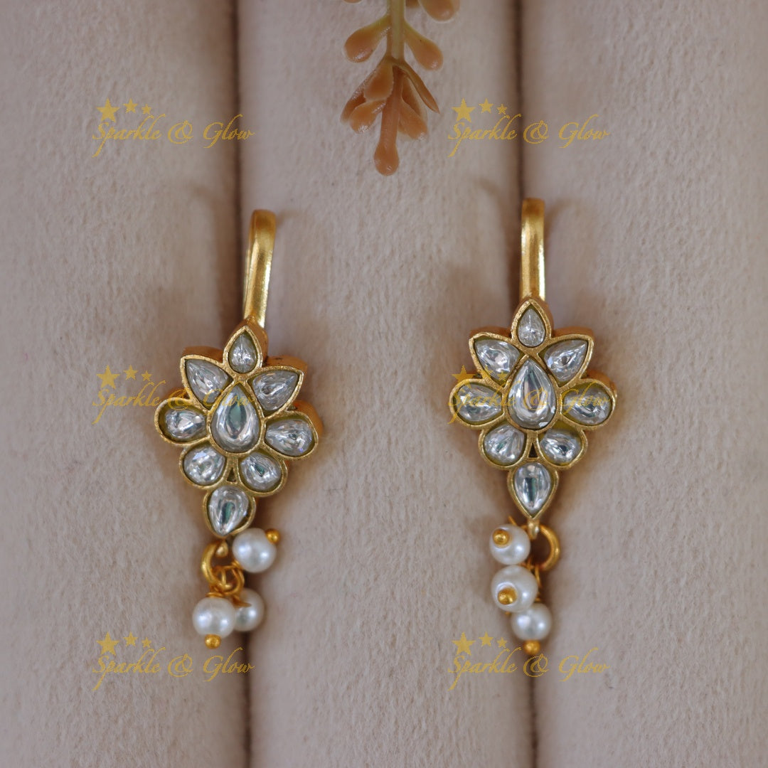 Jadau Kundan Bugadi Earrings - Exquisite Elegance