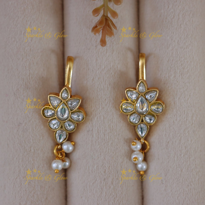 Jadau Kundan Bugadi Earrings - Exquisite Elegance