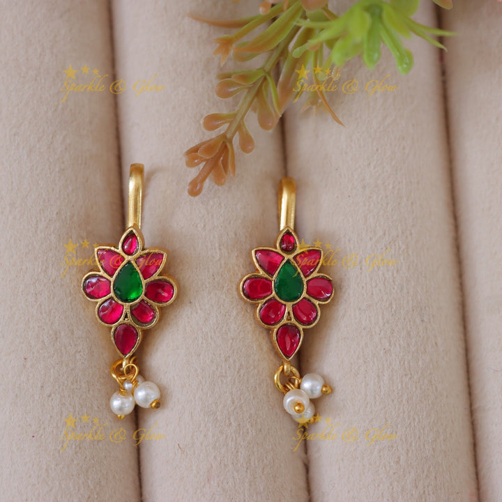 Jadau Kundan Bugadi Earrings - Exquisite Elegance