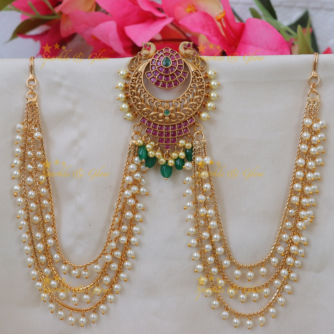 Exquisite Peacock Kemp Jadabilla Hair Ornament