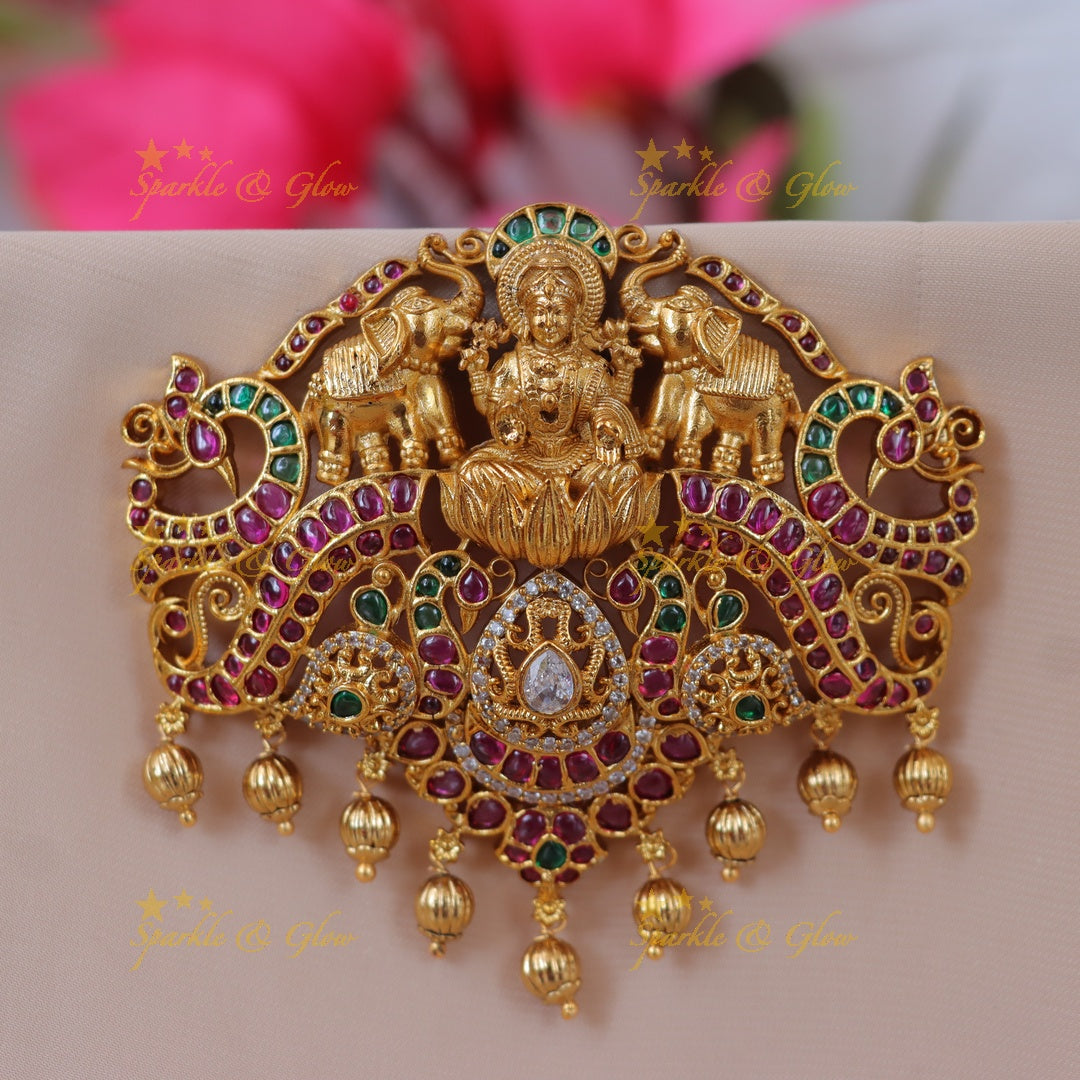Luxurious Lakshmi Hairpin for Bridal Elegance