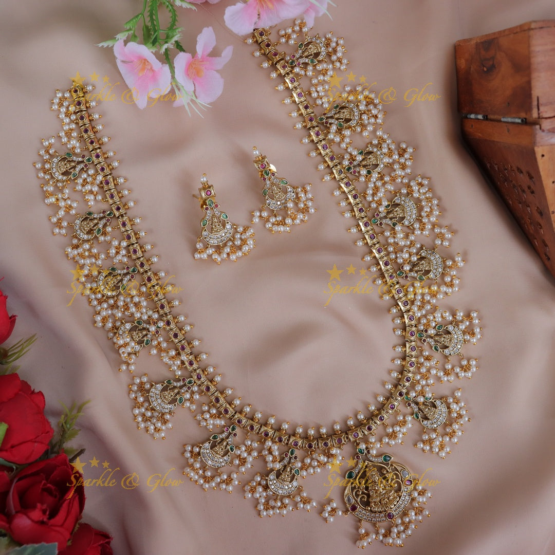 Elegance Redefined: Lakshmi Guttapusalu Necklace