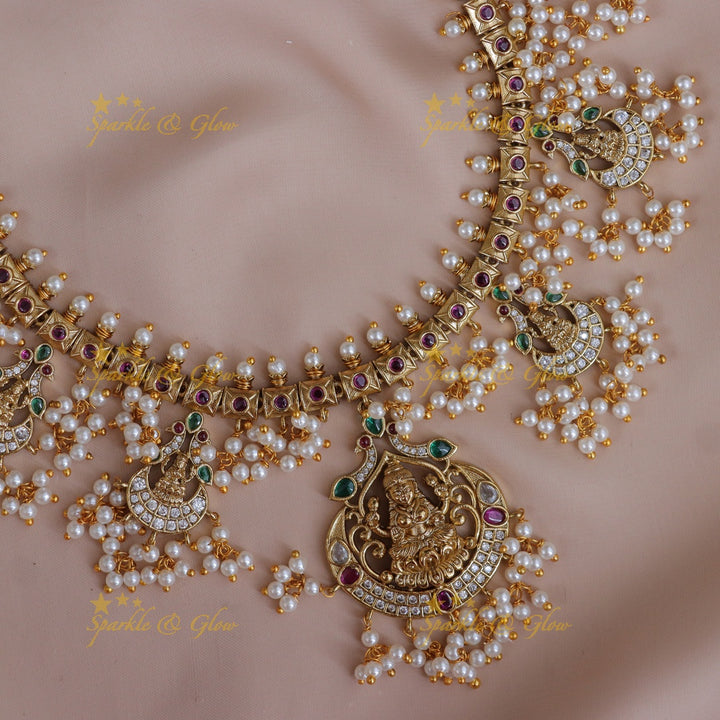 Elegance Redefined: Lakshmi Guttapusalu Necklace
