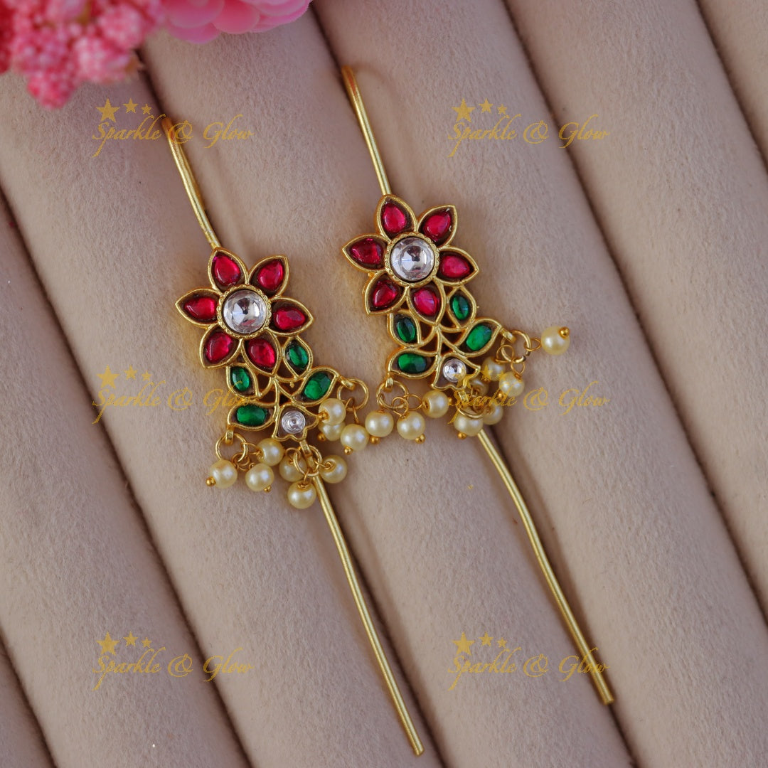 Exquisite Pearl Jadau Earrings for Weddings & More