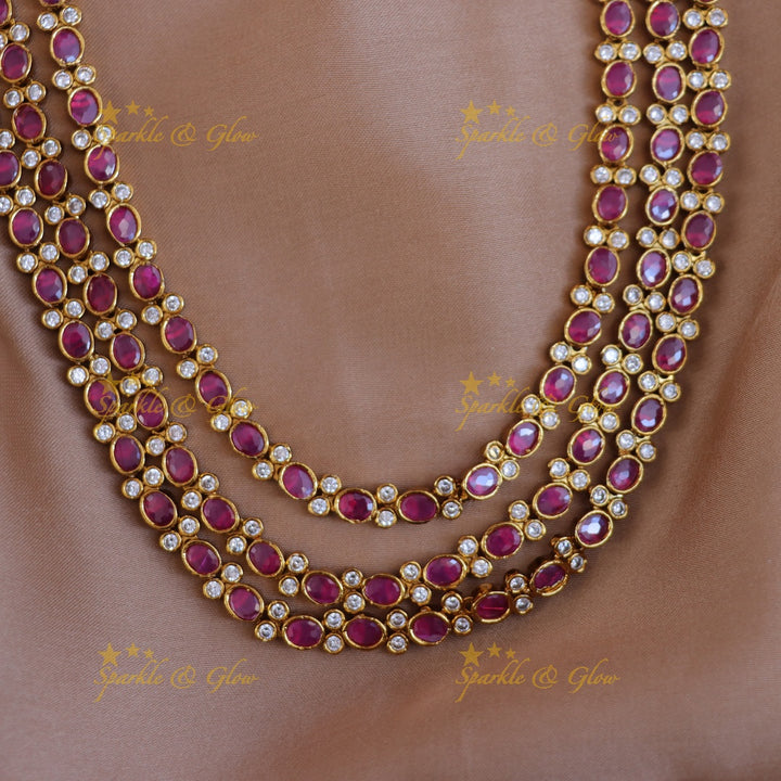 Exquisite Lakshmi Necklace for Festive Elegance