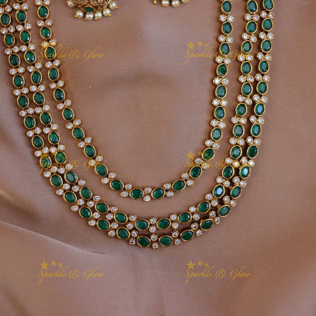Exquisite Lakshmi Necklace for Festive Elegance