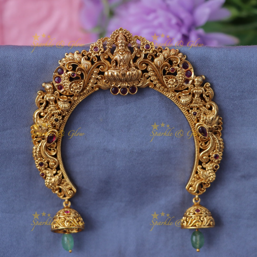 Elegant Lakshmi Jhumka Hair Pin for Bridal Looks