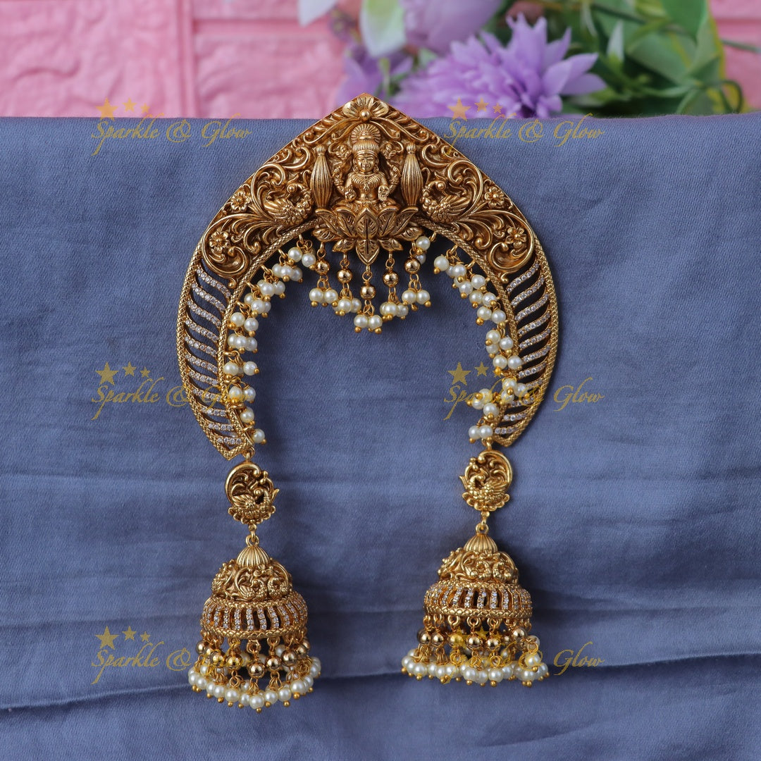 Exquisite Peacock Jadabilla Hair Accessory Gold Finish