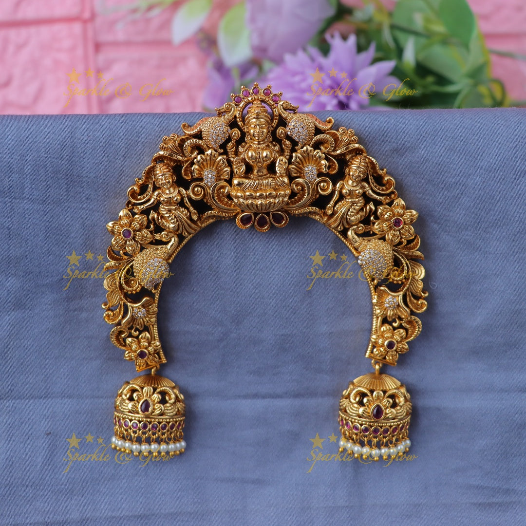 Exquisite Lakshmi Jadabilla – Temple Elegance Redefined