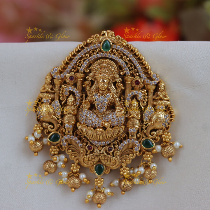 Elegant Lakshmi Jadabilla Hair Ornament for Weddings