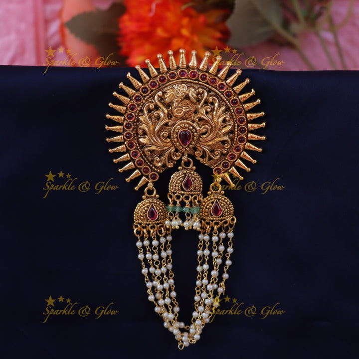 Exquisite Peacock Jadabilla Bridal Hair Piece