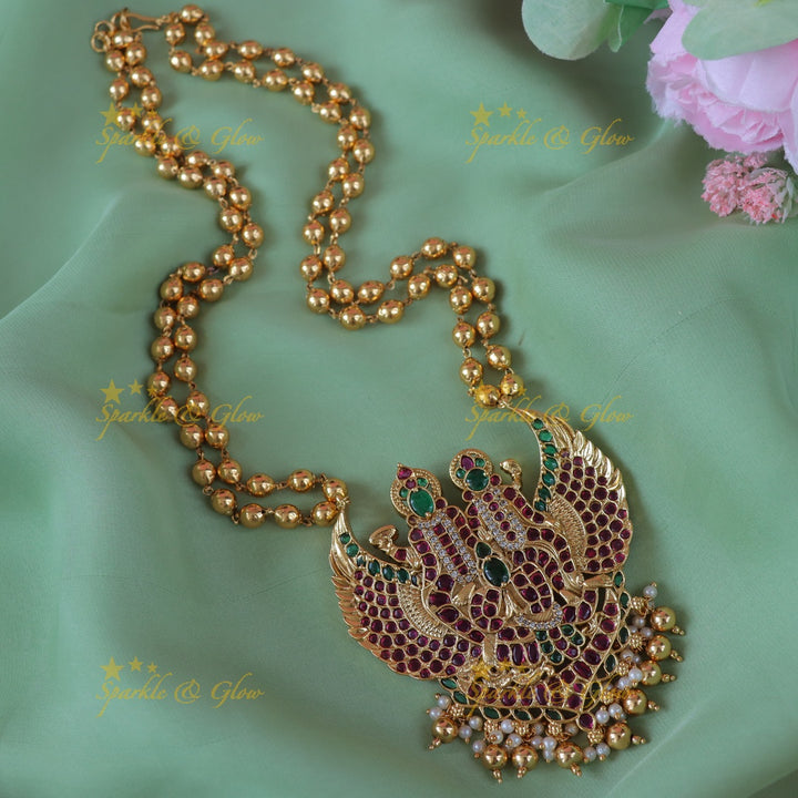 Exquisite Jadau Gold Necklace for Weddings & Festivals