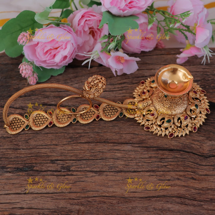 Exquisite Mango Design Karpoora Holder for Festive Charm