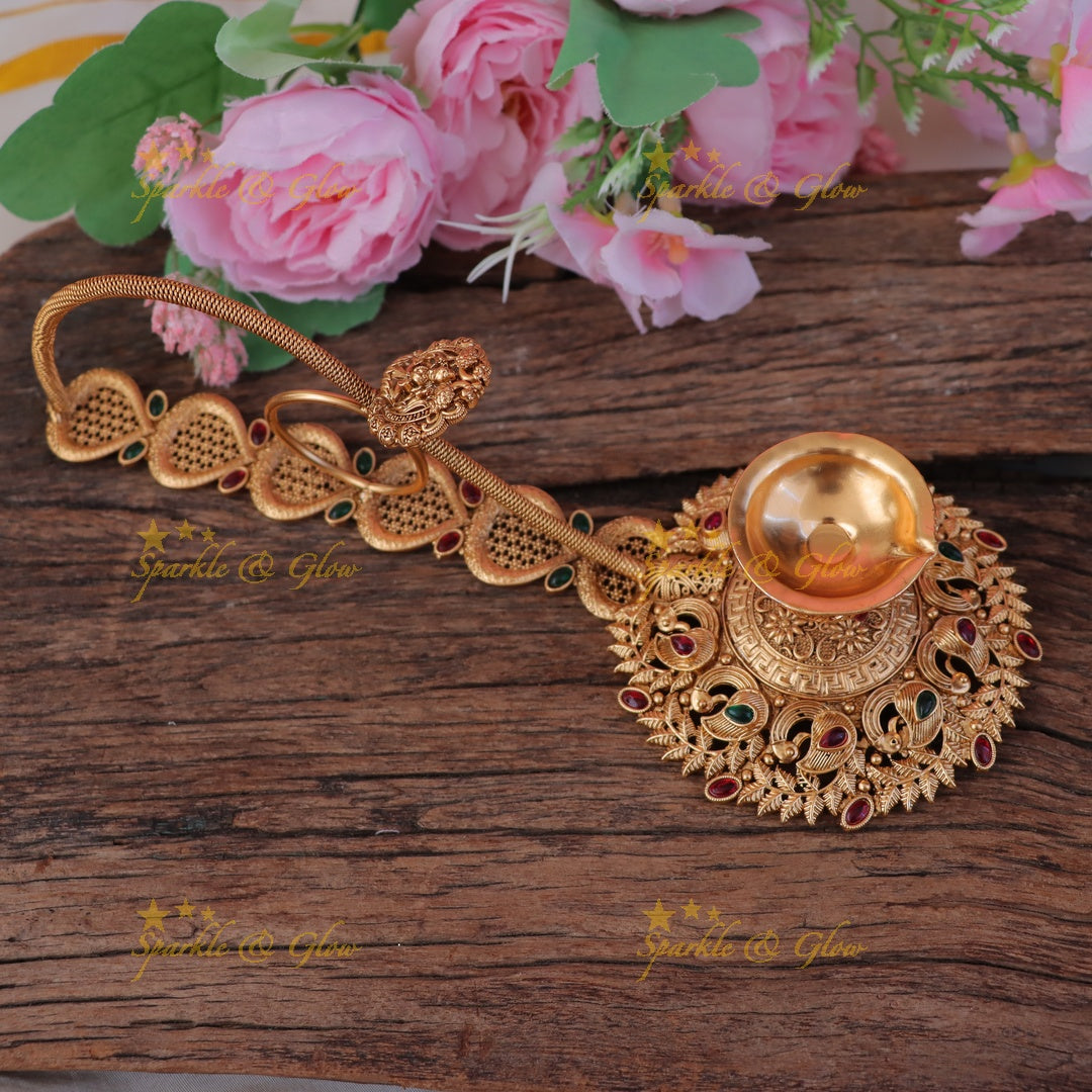 Exquisite Mango Design Karpoora Holder for Festive Charm