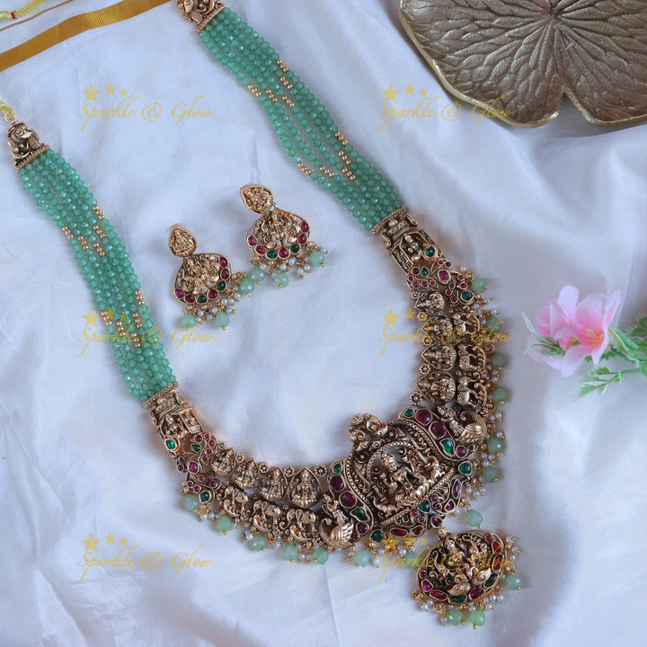 Exquisite Green Bead Necklace - Perfect Wedding Jewelry