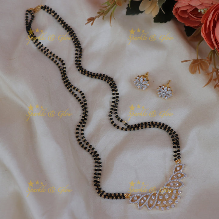 Elegant Floral Design Mangalsutra | Exquisite Necklace