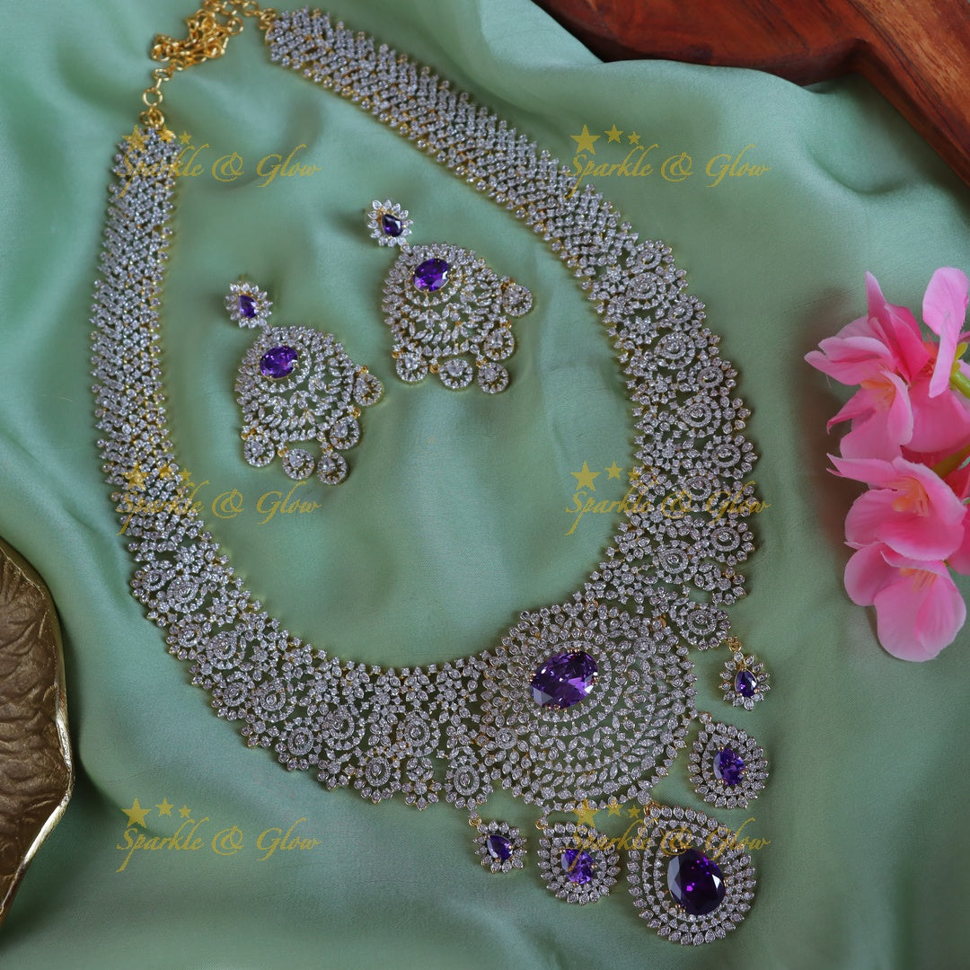 Exquisite Gold-Plated Bridal Necklace Set for Elegance