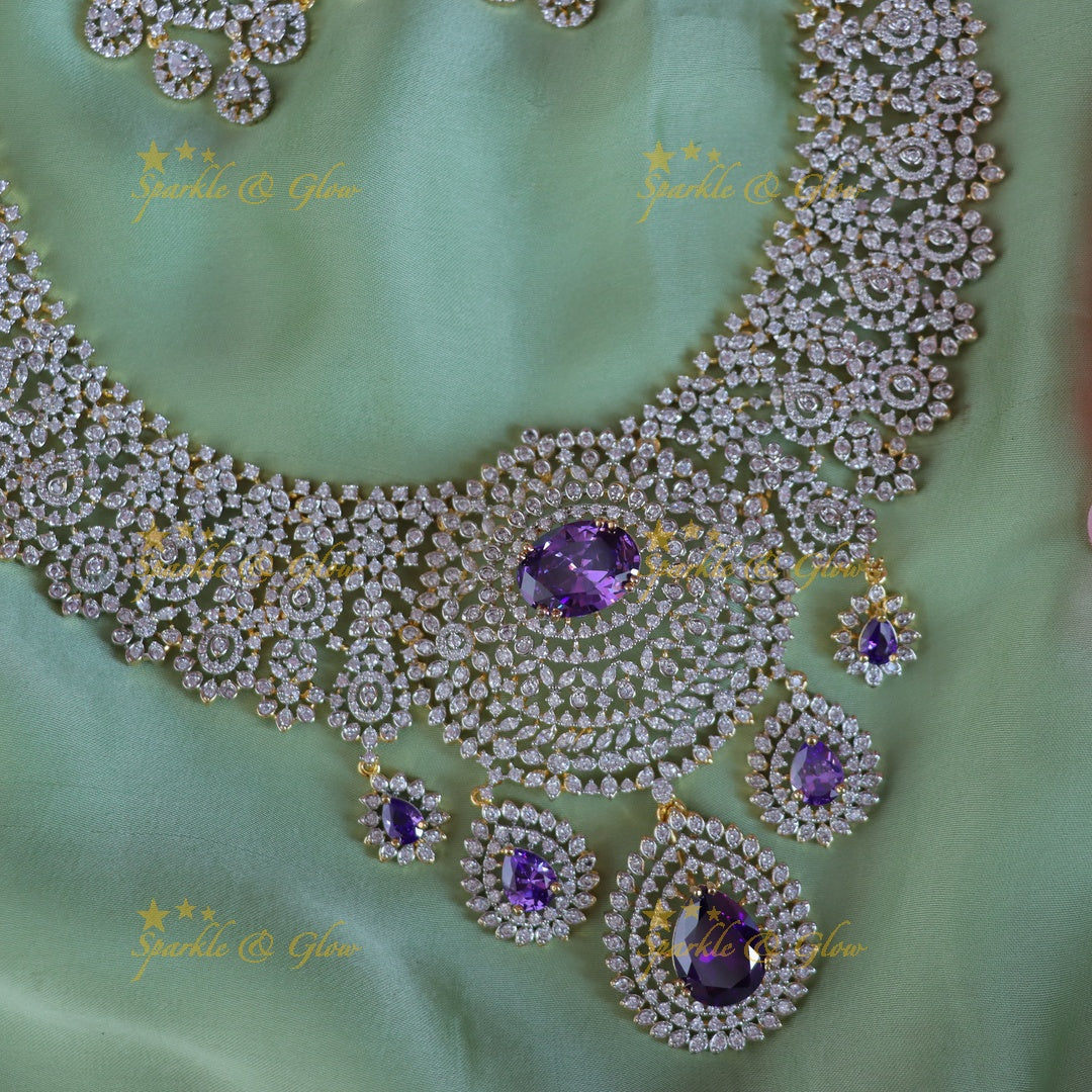 Exquisite Gold-Plated Bridal Necklace Set for Elegance