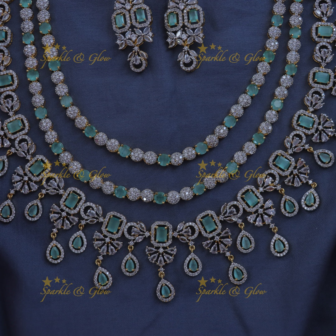 Elegant Layered Floral Necklace for Festive Occasions