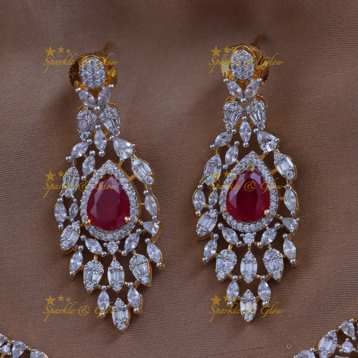 Stunning Gold Polish Necklace Set for Wedding Glam