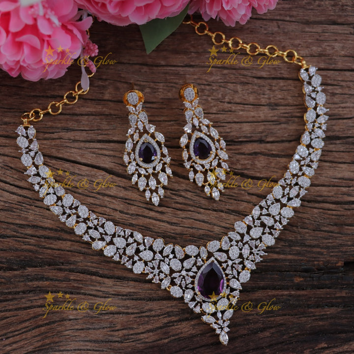 Stunning Gold Polish Necklace Set for Wedding Glam
