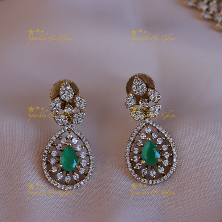 Exquisite Mango Design Necklace Set for Festive Bliss