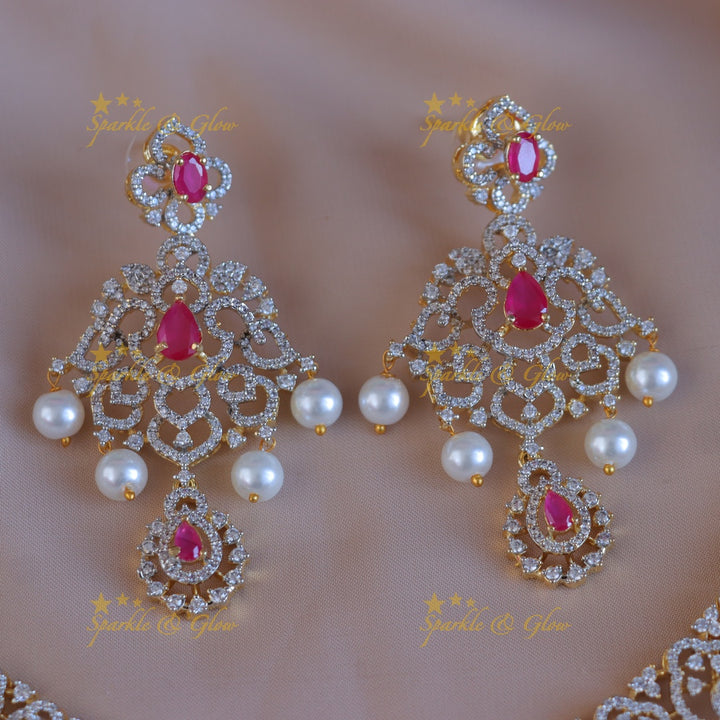 Elegant Gold Polish Necklace Set for Festive Occasions